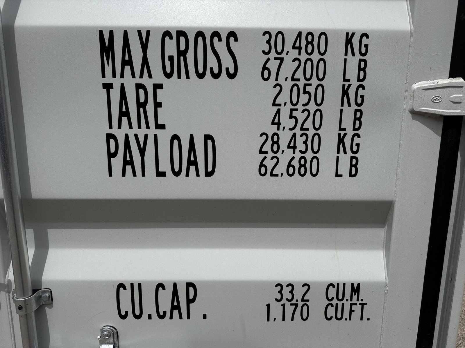 20ft New Shipping Container - Wind & Watertight - Gray - Unit SLEU249841-3 - Image 4