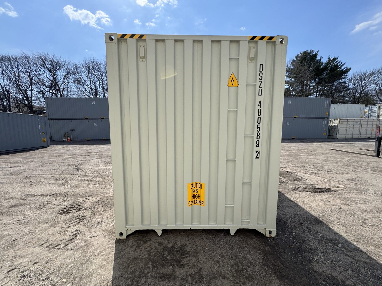 40ft New High Cube Shipping Container - Wind & Watertight - Gray - Unit DSZU480589-2 - Image 10