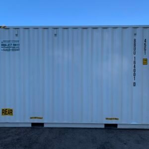 UNIQUE 16ft New High Cube Shipping / Storage Container - Wind & Watertight - White