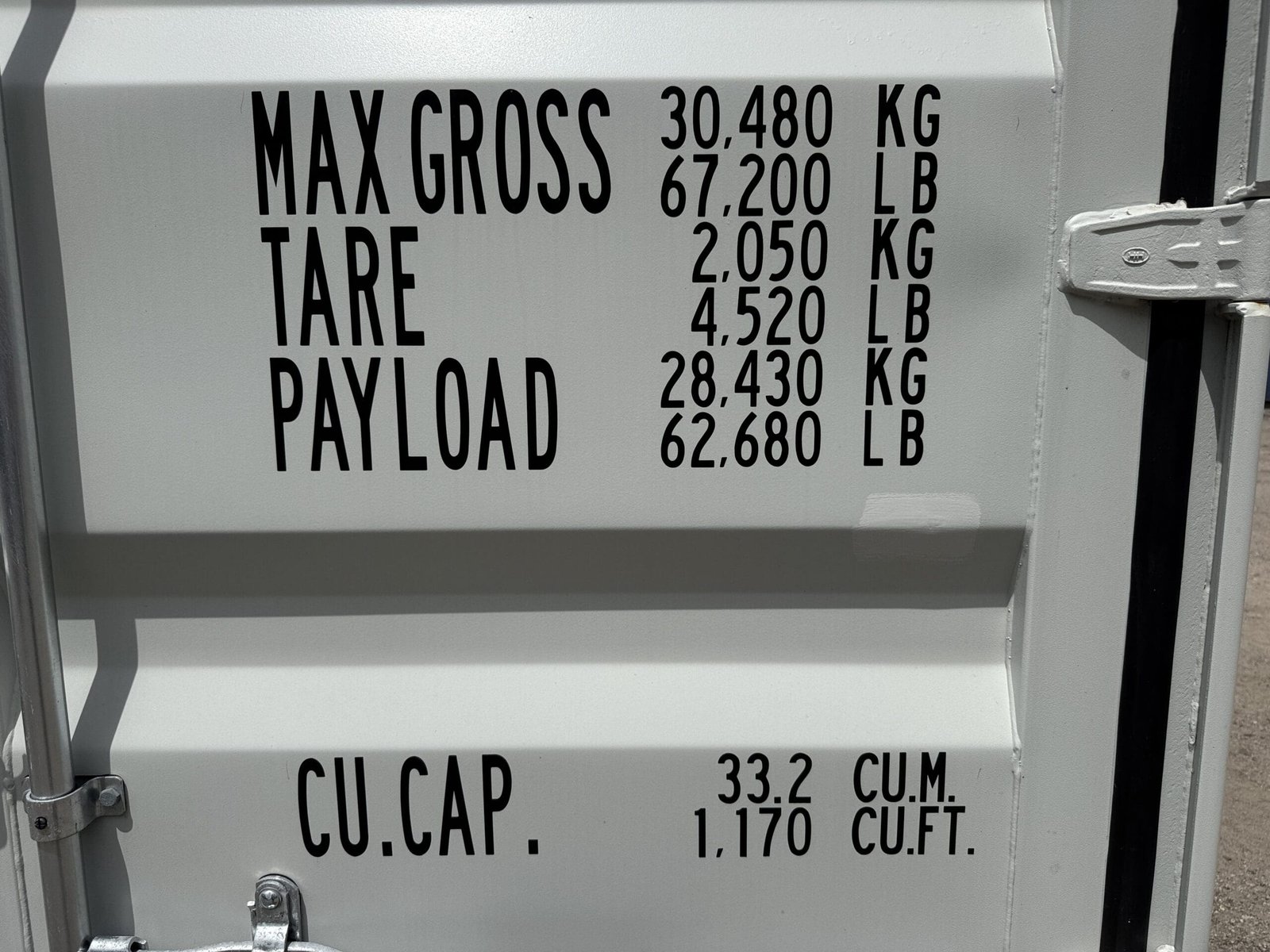 20ft New Shipping Container - Wind & Watertight - Gray - Unit SLEU249828-6 - Image 4