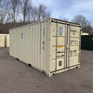 20ft New Shipping Container - Wind & Watertight - Beige - Unit BSLU806280-2