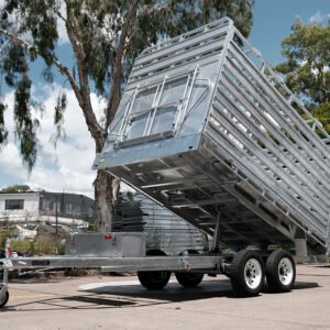 cattle-trailer-12x7-11.jpg 12×7 Hydraulic Flat Top Cattle / Livestock Trailer For Sale (3500KG ATM)