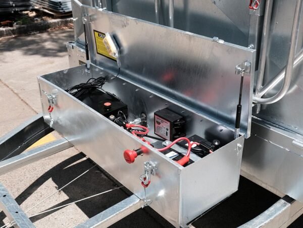 12×7 Hydraulic Flat Top Cattle / Livestock Trailer For Sale (3500KG ATM)