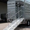 12×7 Hydraulic Flat Top Cattle / Livestock Trailer For Sale (3500KG ATM)