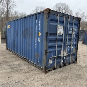 20ft Used Shipping Container - Wind & Watertight - Blue - Unit SEGU221402-1