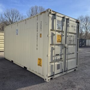 20ft New High Cube Shipping Container - Wind & Watertight - Beige - Unit AURU260219-4