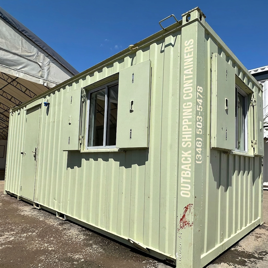 21x8ft - Canteen / Office - Building Site Accommodation - Portable Anti-Vandal