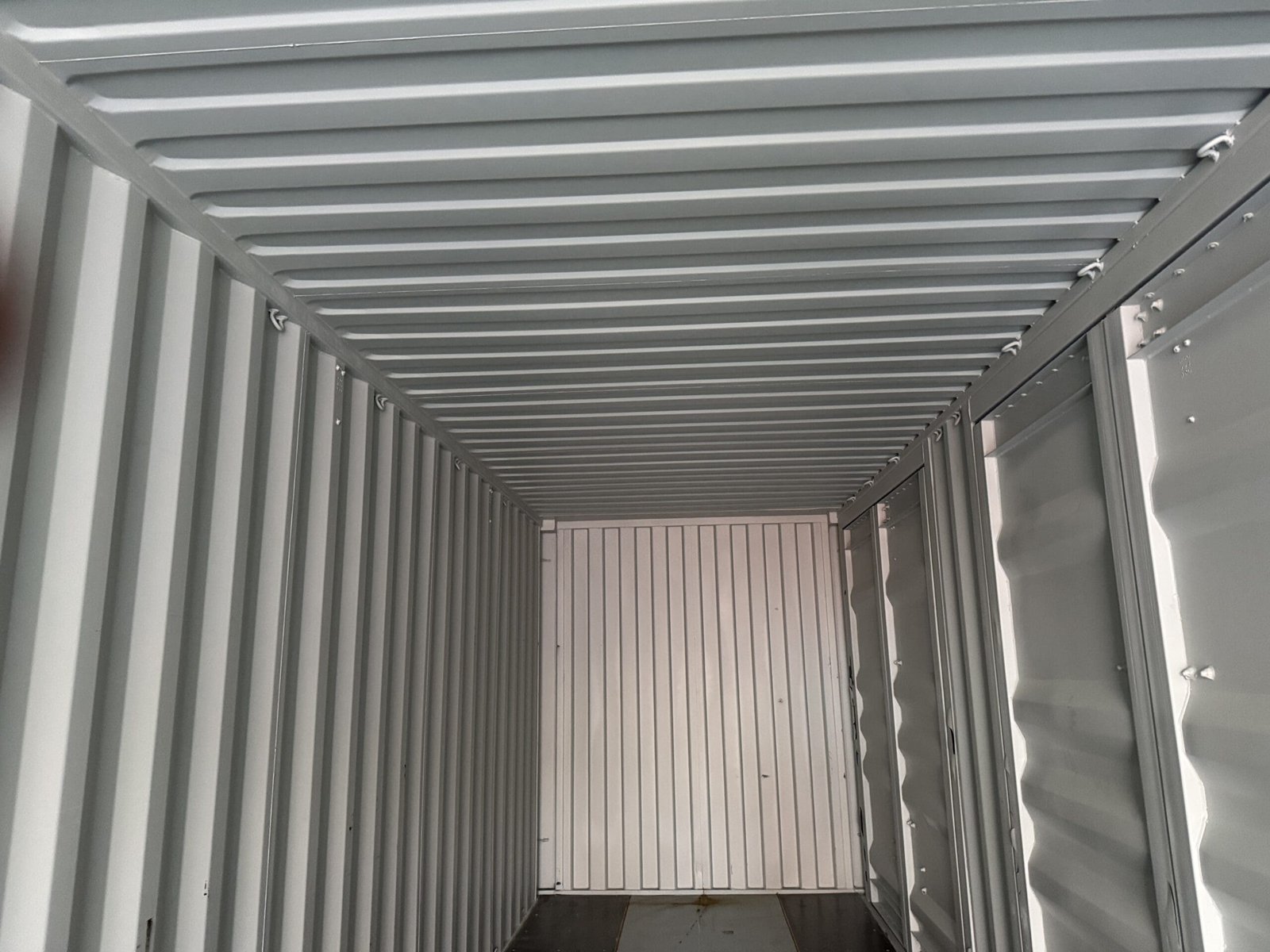 40ft New High Cube Shipping Container - Wind & Watertight - Gray - Unit YLEU251599-1 - Image 8