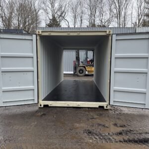 20ft New Shipping Container - Wind & Watertight - Beige - Unit BSLU241112-6