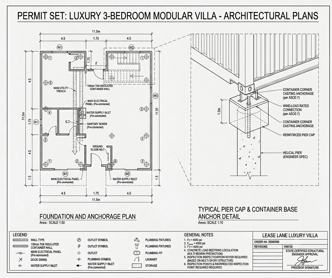 Luxury 3 Bedroom Prefabricated Modular Container Home Villa for Sale - Image 23