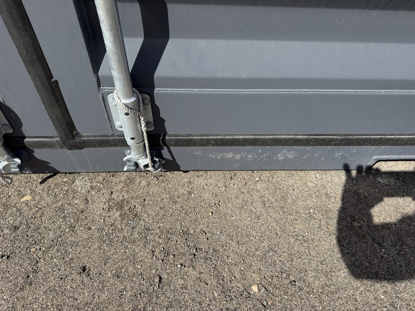 40ft New High Cube Shipping Container - Wind & Watertight - Dk Gray - Unit EPQU644763-0 - Image 7