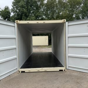 20ft New Shipping Container - Wind & Watertight - Beige - Unit FXLU320741-0