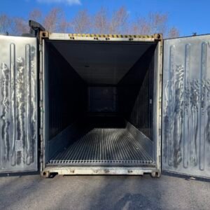 40ft As-Is High Cube Shipping Container - Wind & Watertight - White - Unit GESU948070-7