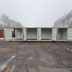 40ft New High Cube Shipping Container  -  Wind & Watertight  -  Beige  -  Unit YLEU251995-5
