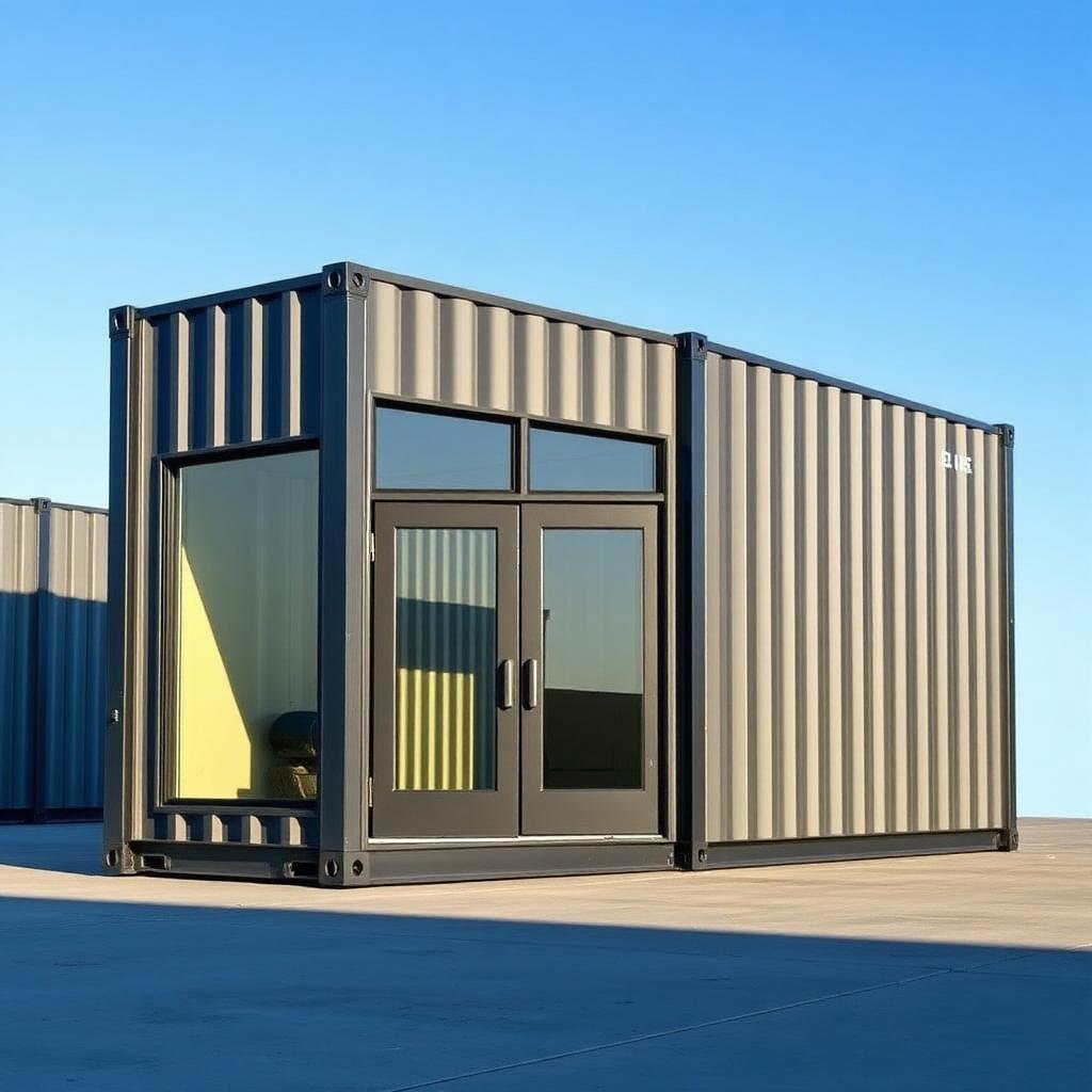 40x16ft - CUSTOM - Shipping Container Conversion - GYM - Portable Space - No 1004