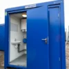 NEW 1 Toilet & 1 Shower Block | 8×5 Ft | Portable Containex Unit | Blue