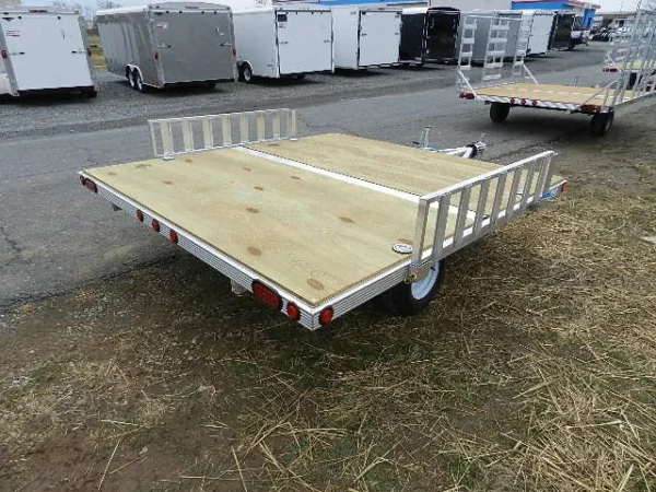 Cargo Pro 8 x 9 Aluminum (2) Place ATV Trailer - Aluminum Ramps