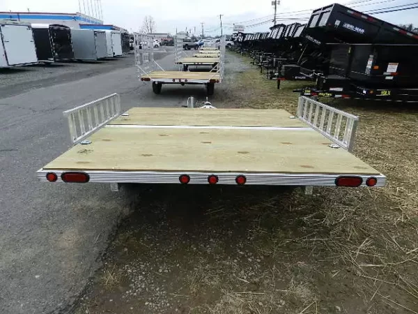 Cargo Pro 8 x 9 Aluminum (2) Place ATV Trailer - Aluminum Ramps