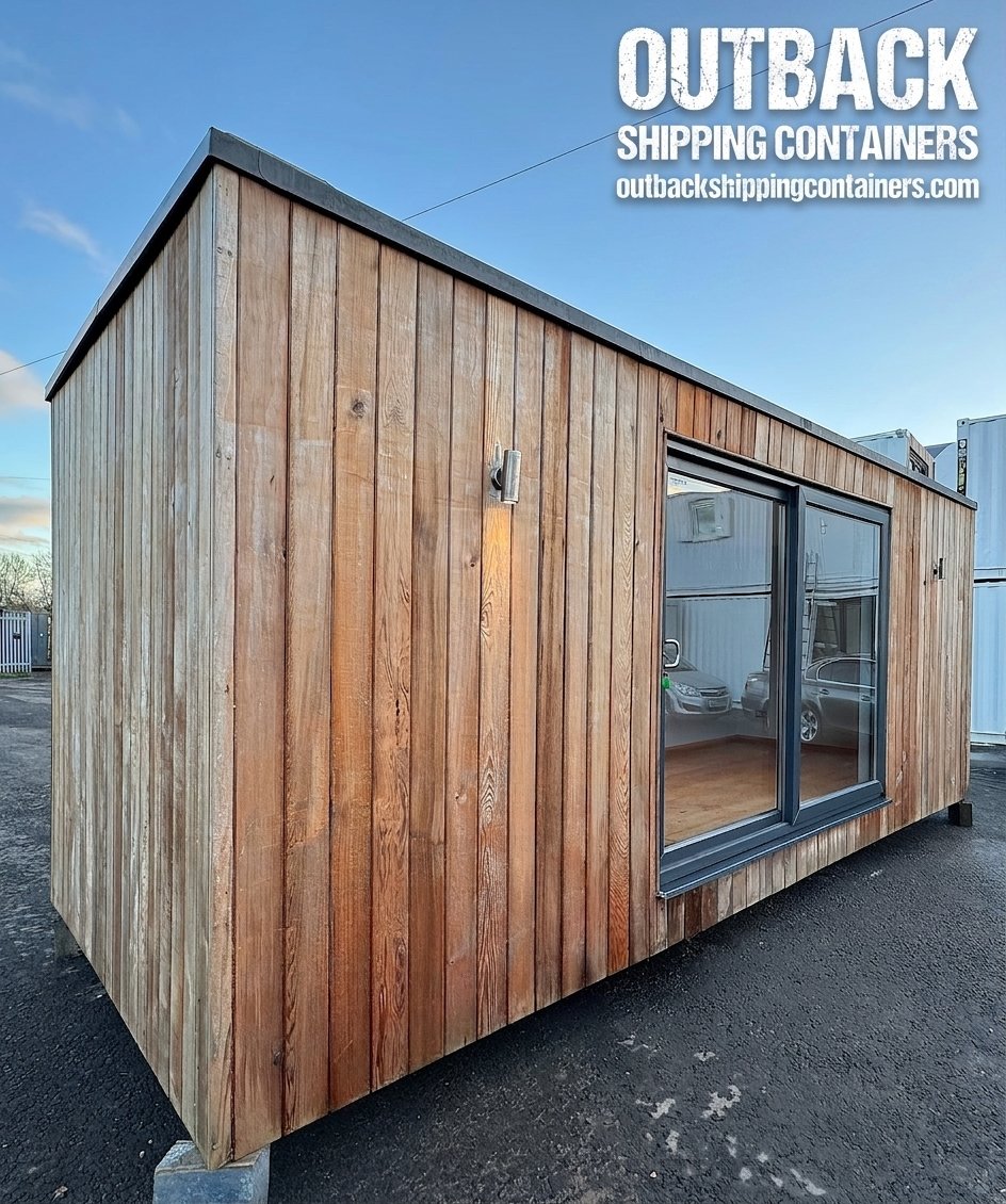 20x8ft - CUSTOM SHIPPING CONTAINER CONVERSION - Portable Building - Office - No 1064 - Image 8