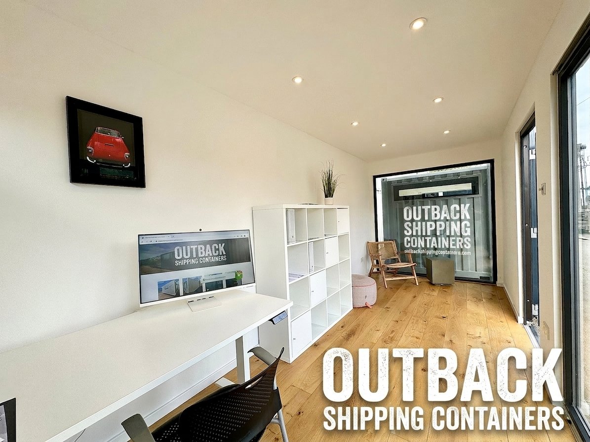 20x8ft CUSTOM SHIPPING CONTAINER CONVERSION - Portable Building - Garden Office - No 935 - Image 4