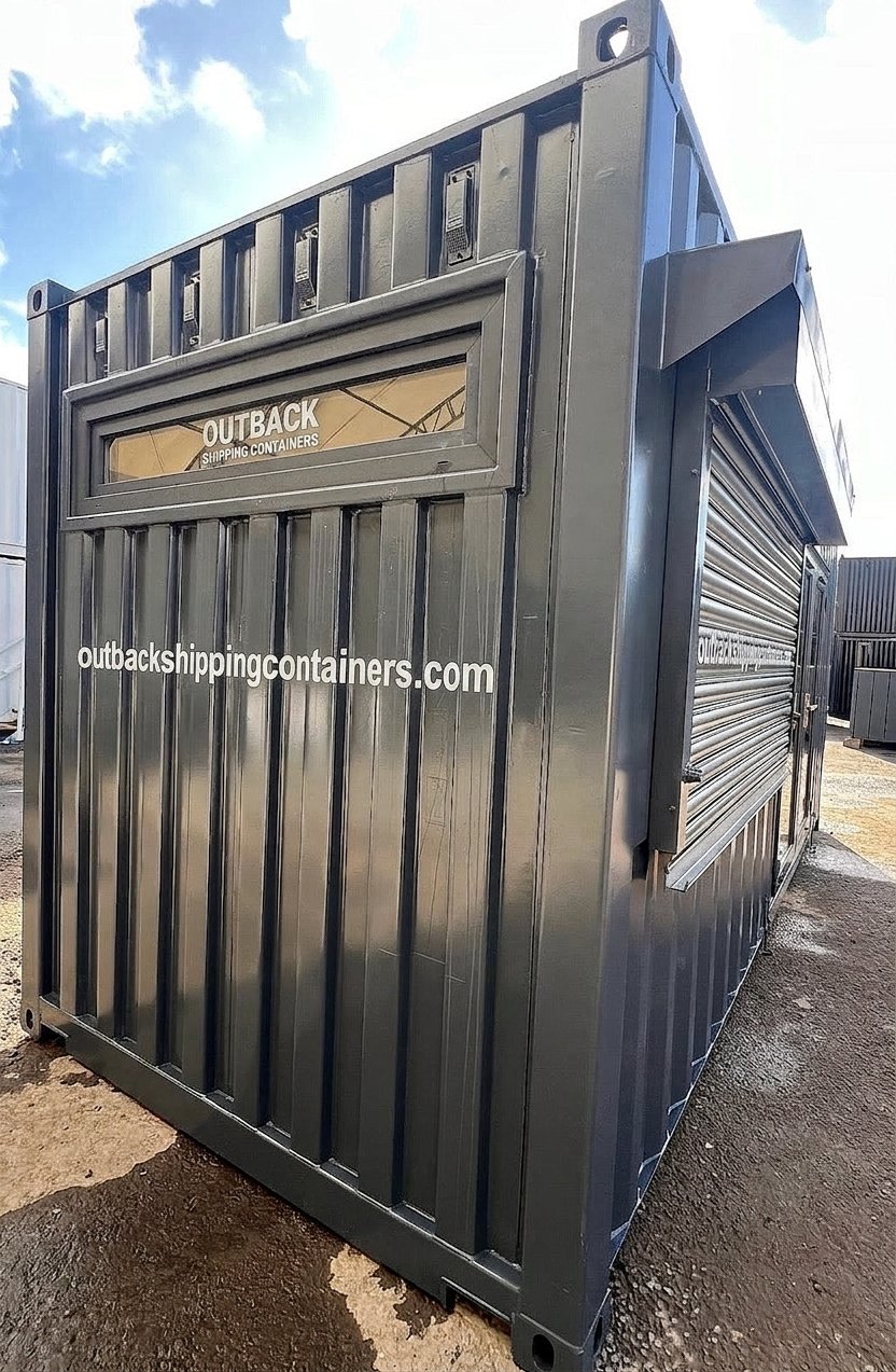 20x8ft CUSTOM SHIPPING CONTAINER CONVERSION - Portable Building - No 1191 - Image 11