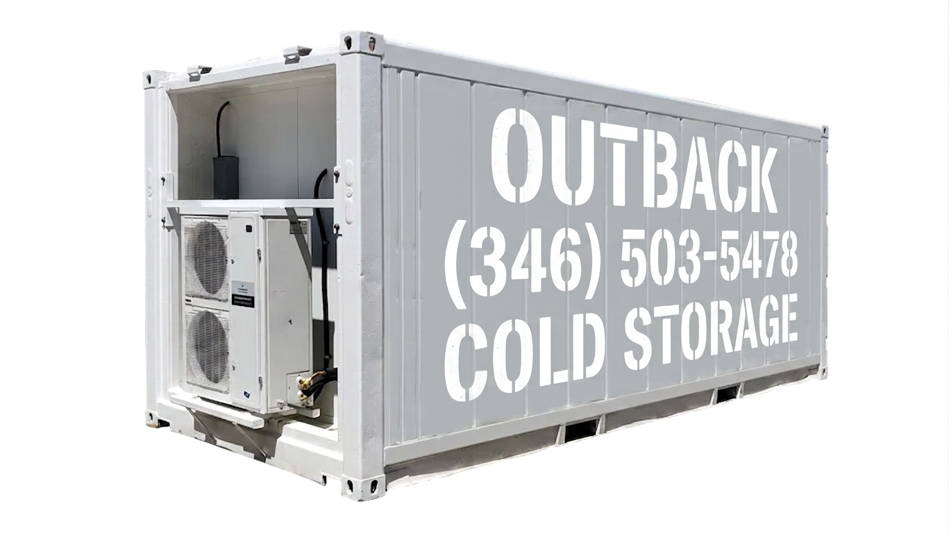 Single-Phase 20ft New Refrigerated Container Low Temp