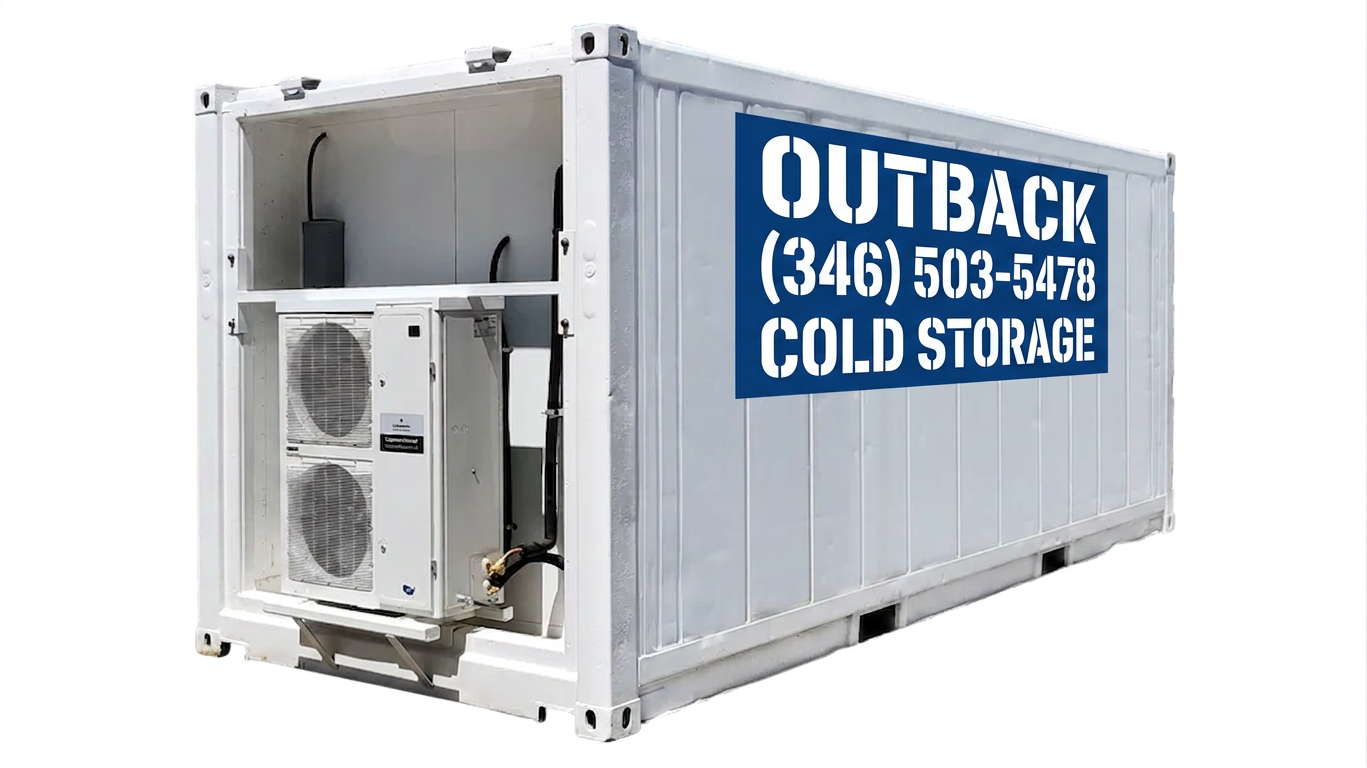 Single-Phase 20ft Refurbished Refrigerated Container Low Temp