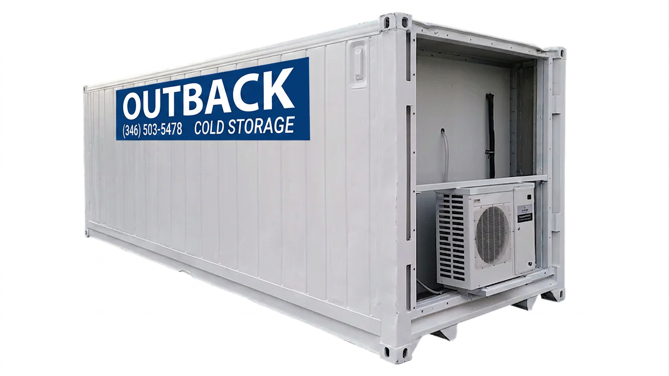 Single-Phase 20ft Refurbished Refrigerated Container Medium Temp - Image 2