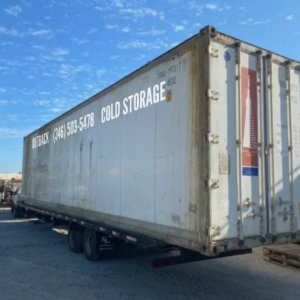 Used 40ft Refrigerated Shipping Container - With Custom Side Door Access