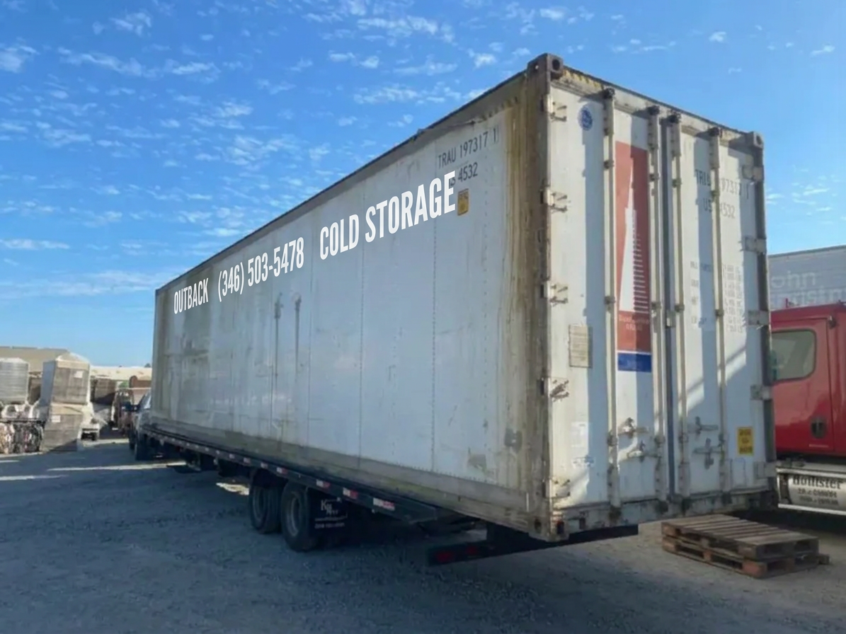 Used 40ft Refrigerated Shipping Container - With Custom Side Door Access