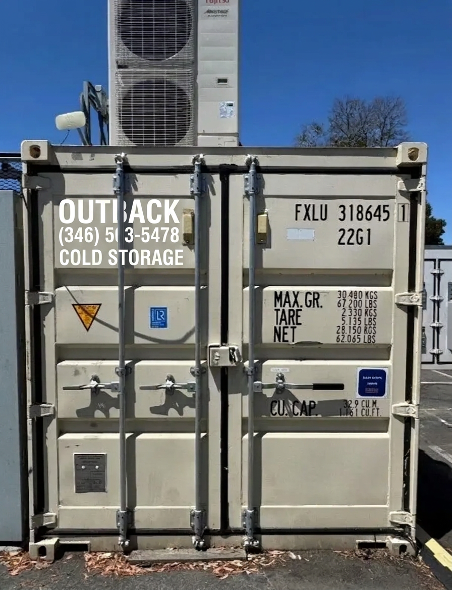 Refrigerated 20' Conex Shipping Container - Used