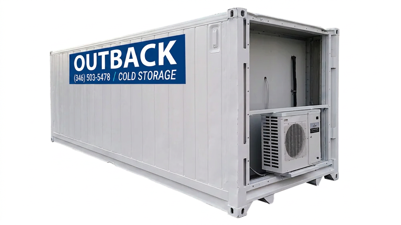 Single-Phase 20ft New Refrigerated Container Medium Temp