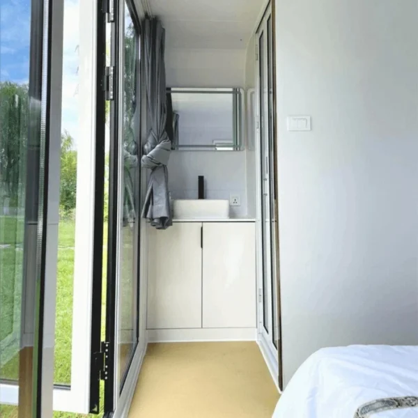 13x7x8FT Prefab Tiny House Cabin Pod Glass Bath Bedroom Modern Outdoor PRESALE