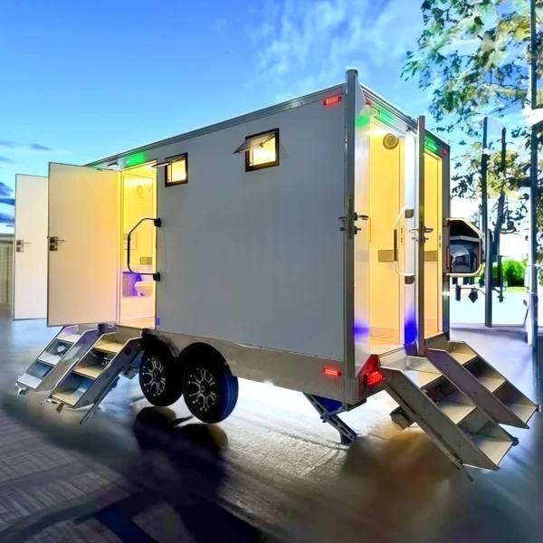 Luxury Mobile Bathroom Trailer Portable Restroom Trailer Mobile Toilet Trailer