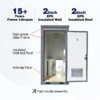 s-l1600-2-2.webp Bastone Portable Restroom w/ Sink, Flush Toilet & Vent Fan for Outdoor Use