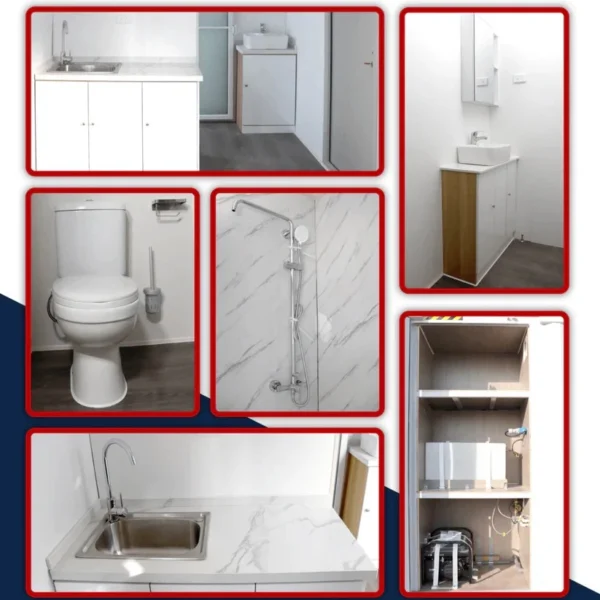 20ft Modified Container House With Bathroom & Toilet | Portable Prefab Home
