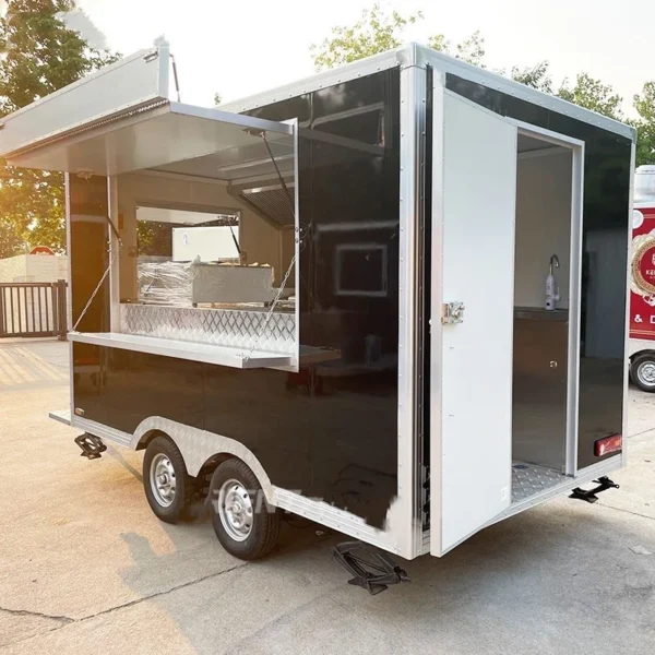 Commercial Food Van Concession Street Mobile Food Truck Cart Fast Food Trailer