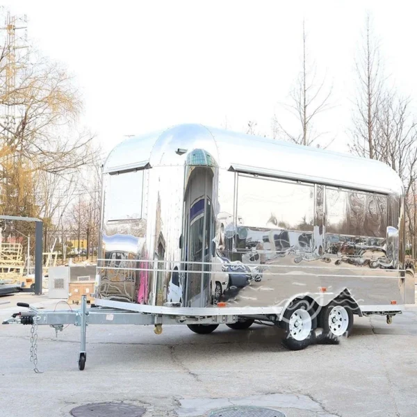 Outdoor food Car Trailer Push Truck for Restaurants for Ice Cream