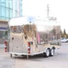Outdoor food Car Trailer Push Truck for Restaurants for Ice Cream