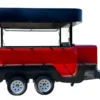 150" Vendor Trailer Mobile Concession Food Vending Cart Red Truck Head Trailer