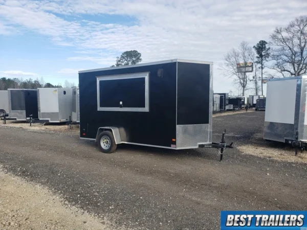 2023 6 x 12 coffee trailer concession vending enclosed food truck
