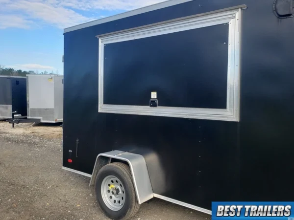 2023 6 x 12 coffee trailer concession vending enclosed food truck