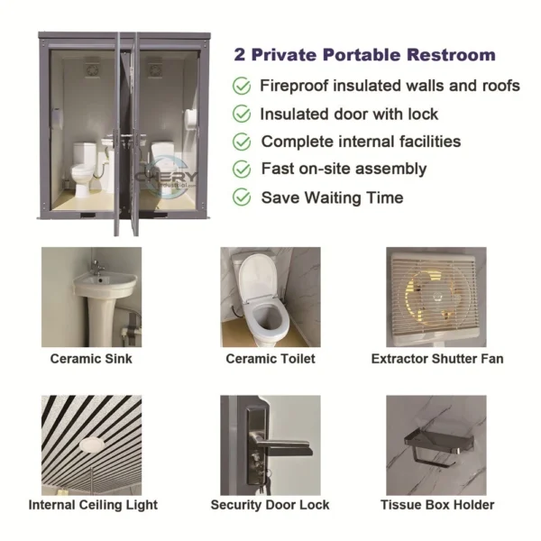 s-l1600-22.webp Portable Outdoor Mobile Toilet Restroom w/ Sink Shower Curtain Bathroom