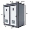 s-l1600-23.webp Bastone Dual Portable Restroom Mobile Toilet,2 Stall w/2 Sinks Toilets Bathroom