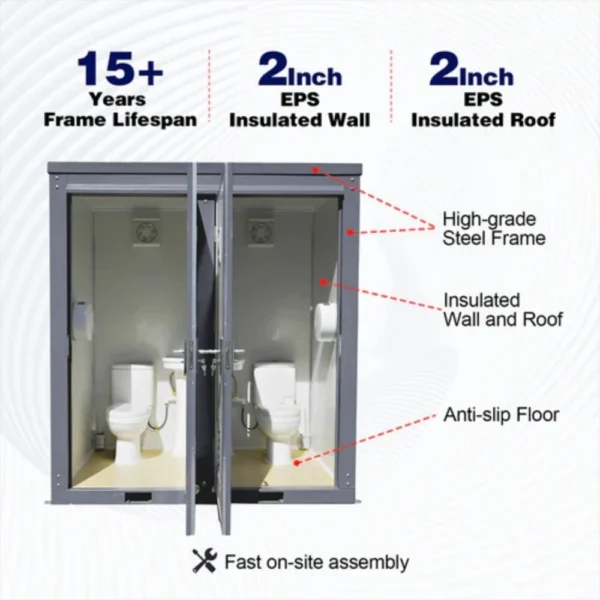 s-l1600-25.webp Portable Outdoor Mobile Toilet Restroom w/ Sink Shower Curtain Bathroom