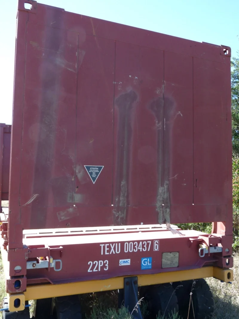 20FT Flat Rack Shipping Container - One Trip (Like New) - Image 8