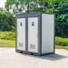 2 Stall w/2 Sinks Toilets Bathroom Bastone Dual Portable Restroom Mobile Toilet
