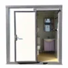 86"x64.6"x93" Portable Toilet w/ Shower Curtain Restroom Bathroom Mobile Toilet