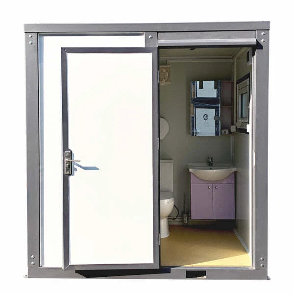 86"x64.6"x93" Portable Toilet w/ Shower Curtain Restroom Bathroom Mobile Toilet