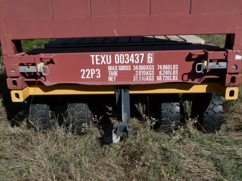 20FT Flat Rack Shipping Container - One Trip (Like New) - Image 6